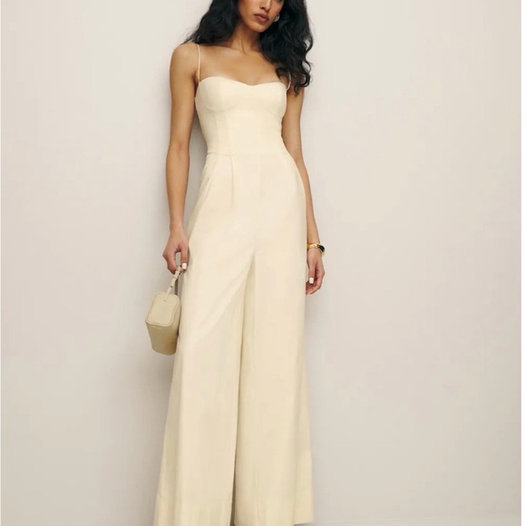 Reformation Pants - Reformation Cream Jumpsuit